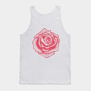 Rose flower vector illustration Tank Top